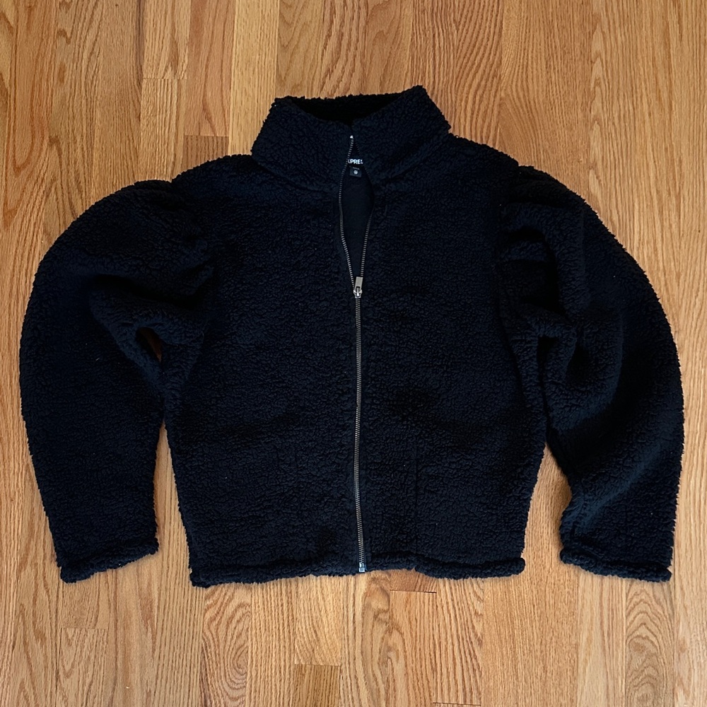 NWOT Sherpa Zip Up